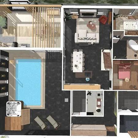 O Temps Suspendu Piscine Interieure, Spa, Sauna Prives En Campagne Villa Merris