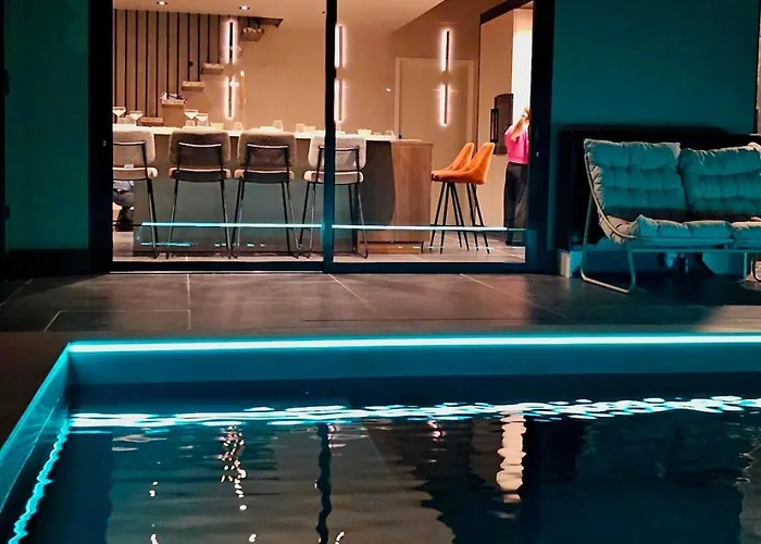 Villa O Temps Suspendu Piscine Interieure, Spa, Sauna Prives En Campagne *