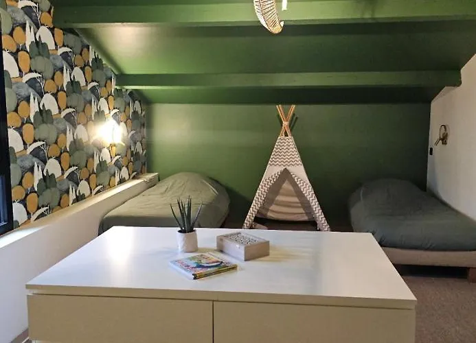 Villa O Temps Suspendu Piscine Interieure, Spa, Sauna Prives En Campagne