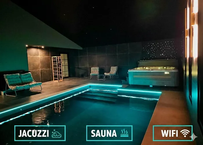 O Temps Suspendu Piscine Interieure, Spa, Sauna Prives En Campagne Villa *